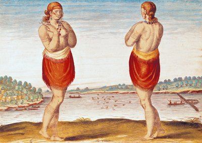 Una giovane nobildonna di Secoton, da 